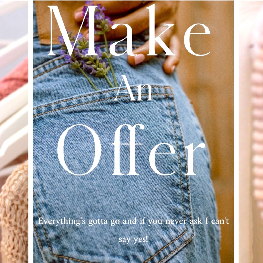 Don’t be shy, make an offer! :)